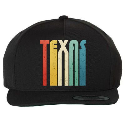 Vintage Retro Texas Wool Snapback Cap