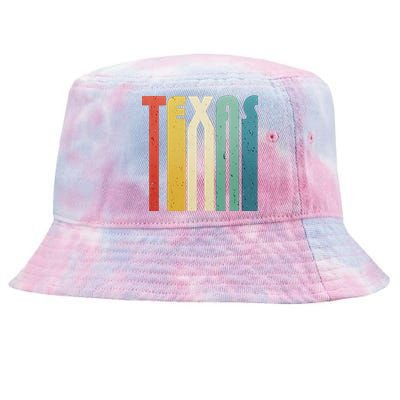 Vintage Retro Texas Tie-Dyed Bucket Hat