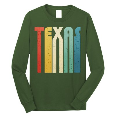 Vintage Retro Texas Long Sleeve Shirt