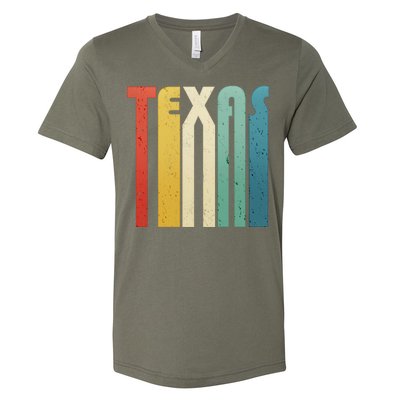 Vintage Retro Texas V-Neck T-Shirt