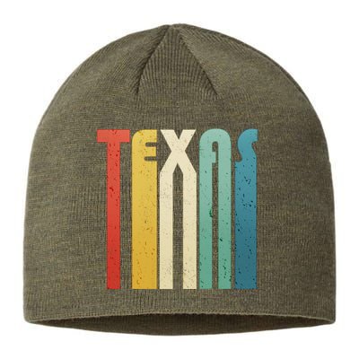 Vintage Retro Texas Sustainable Beanie