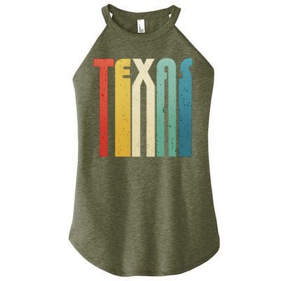 Vintage Retro Texas Women's Perfect Tri Rocker Tank