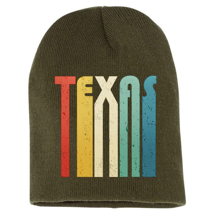 Vintage Retro Texas Short Acrylic Beanie