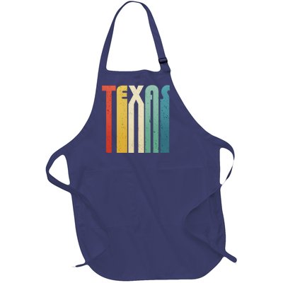 Vintage Retro Texas Full-Length Apron With Pockets