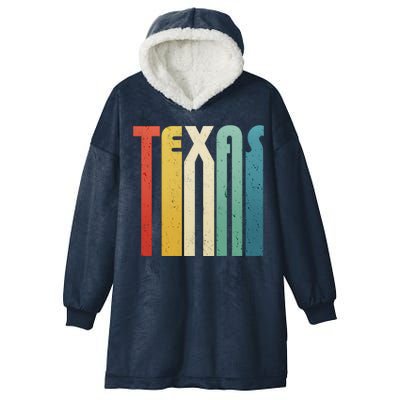 Vintage Retro Texas Hooded Wearable Blanket