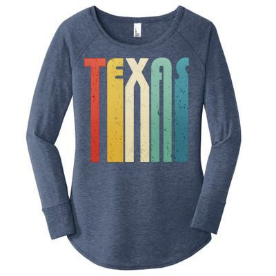 Vintage Retro Texas Women's Perfect Tri Tunic Long Sleeve Shirt