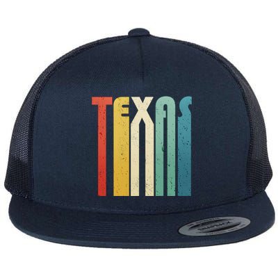 Vintage Retro Texas Flat Bill Trucker Hat