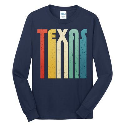 Vintage Retro Texas Tall Long Sleeve T-Shirt