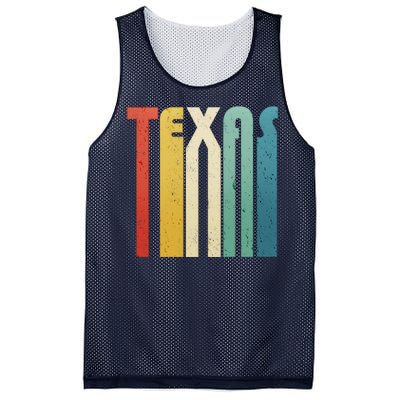 Vintage Retro Texas Mesh Reversible Basketball Jersey Tank