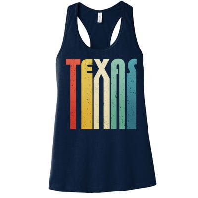 Vintage Retro Texas Women's Racerback Tank