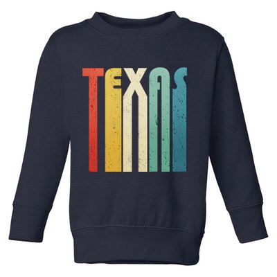 Vintage Retro Texas Toddler Sweatshirt