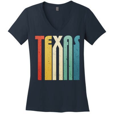 Vintage Retro Texas Women's V-Neck T-Shirt