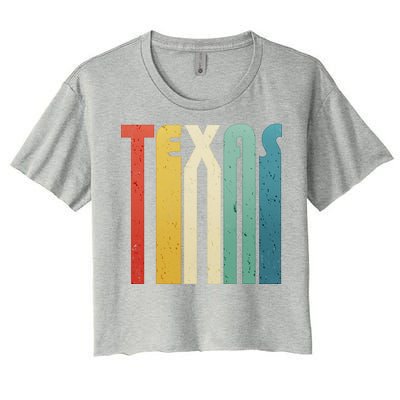 Vintage Retro Texas Women's Crop Top Tee