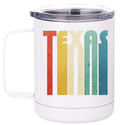 Vintage Retro Texas 12 oz Stainless Steel Tumbler Cup