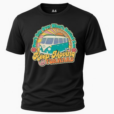 Vintage Retro VW Bus Keep Moving Forward Sunshine Performance Shirt