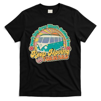 Vintage Retro VW Bus Keep Moving Forward Sunshine T-Shirt