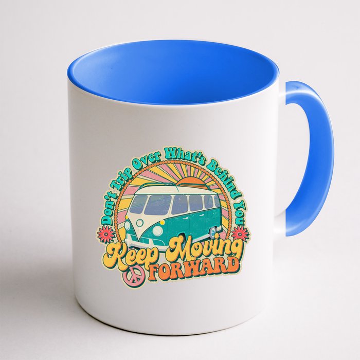 Vintage Retro VW Bus Keep Moving Forward Sunshine Coffee Mug