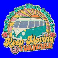Vintage Retro VW Bus Keep Moving Forward Sunshine Mug