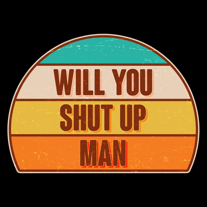 Vintage Retro Will You Shut Up Man Biden Vs Trump Debate Kids T-Shirt