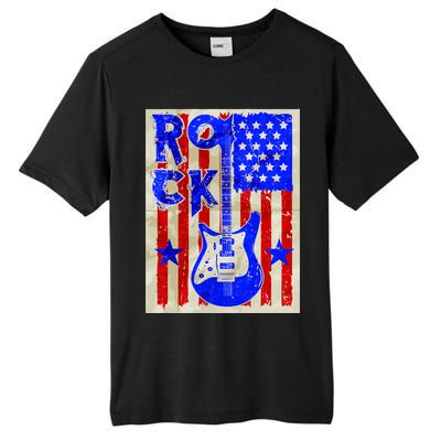 Vintage Rock Electric Guitar USA Tall Fusion ChromaSoft Performance T-Shirt