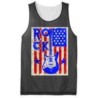 Vintage Rock Electric Guitar USA Mesh Reversible Basketball Jersey Tank