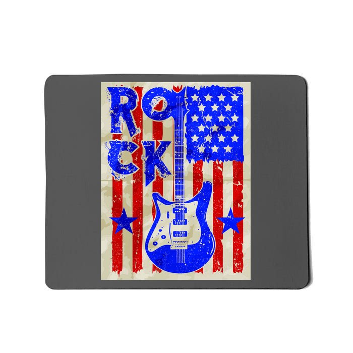 Vintage Rock Electric Guitar USA Mousepad