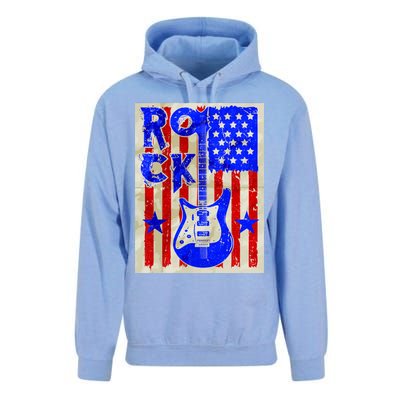 Vintage Rock Electric Guitar USA Unisex Surf Hoodie