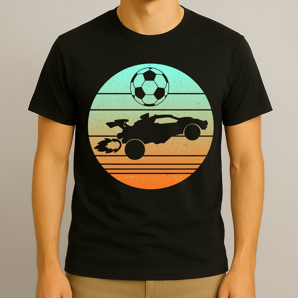 Vintage Rocket RC Soccer Car League Gamer T-Shirt