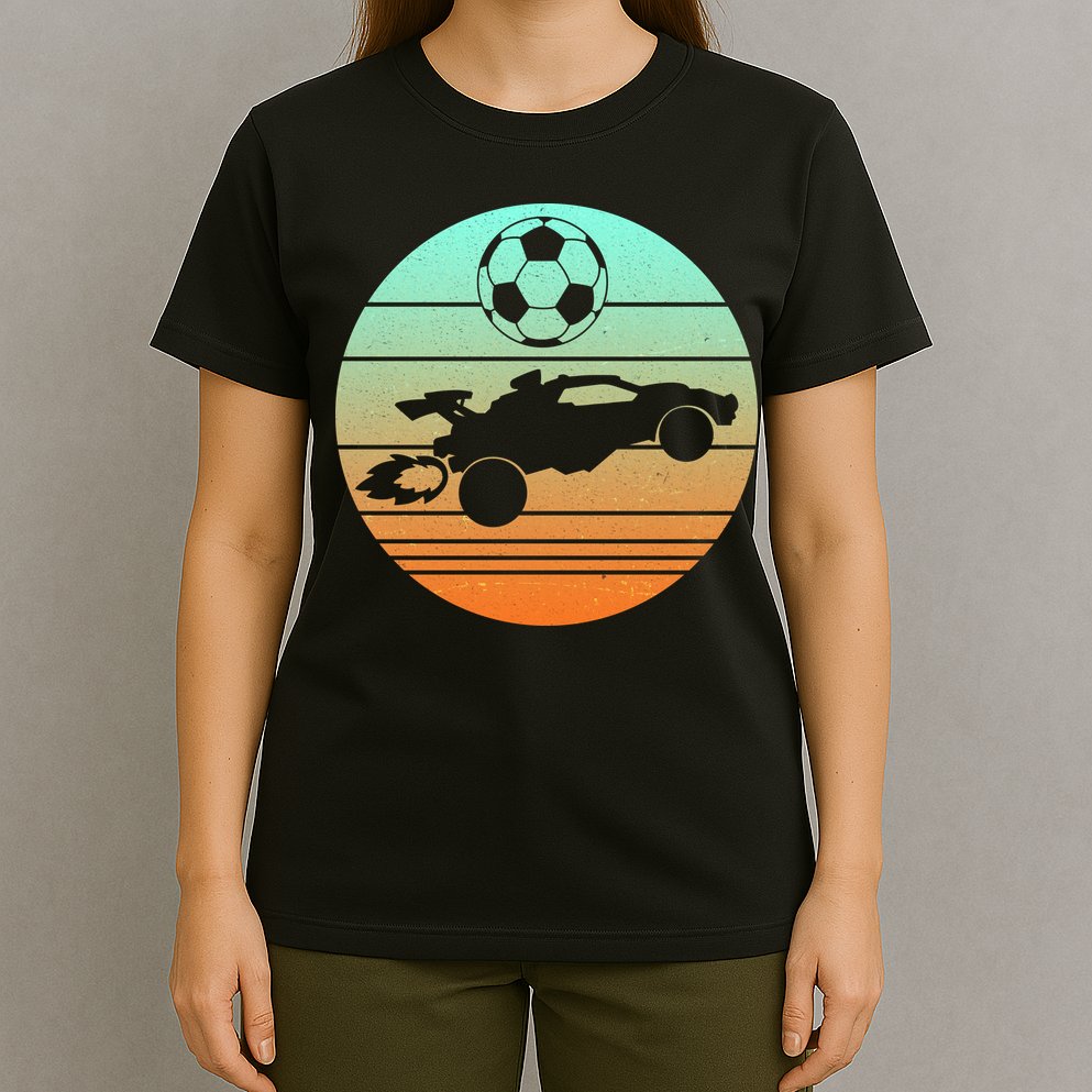 Vintage Rocket RC Soccer Car League Gamer T-Shirt