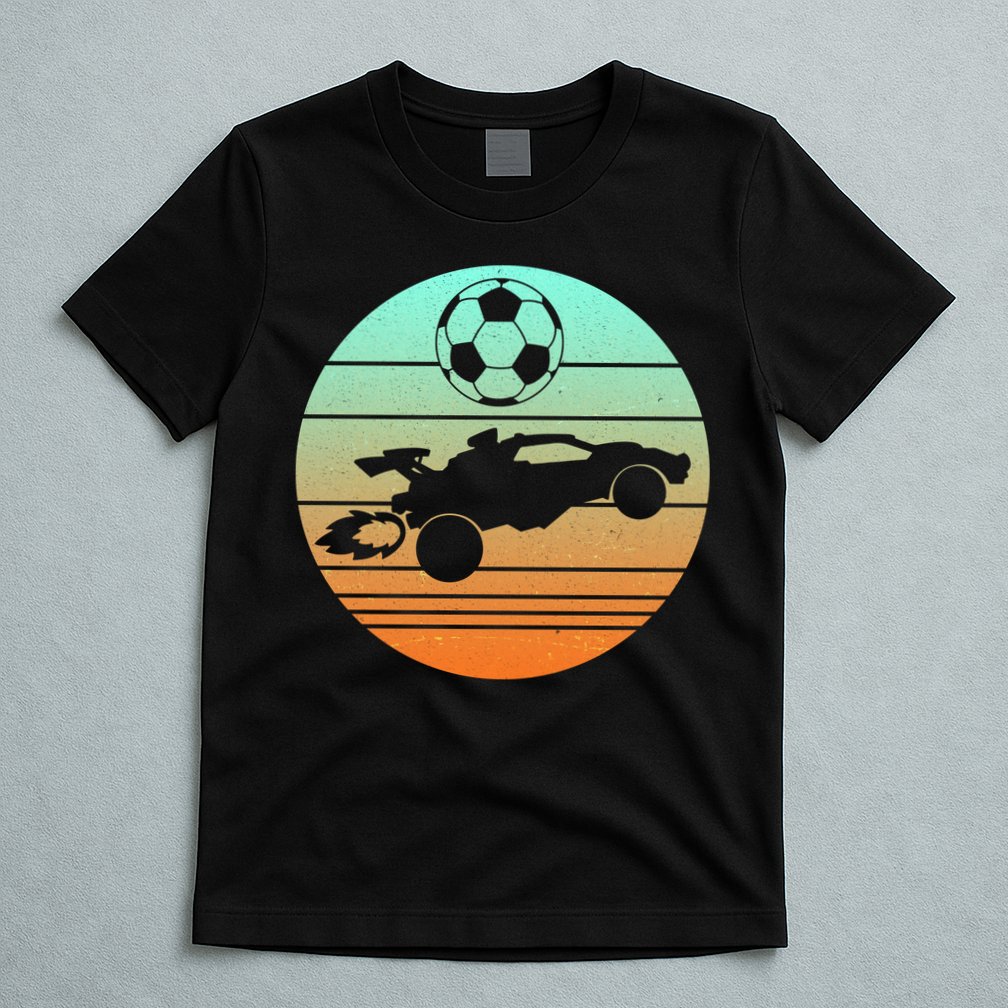 Vintage Rocket RC Soccer Car League Gamer T-Shirt
