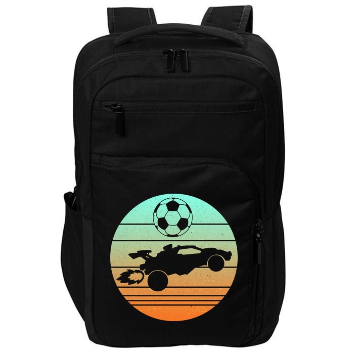 Vintage Rocket RC Soccer Car League Gamer Impact Tech Backpack