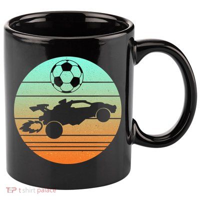 Vintage Rocket RC Soccer Car League Gamer 11oz C Handle Ceramic Mug