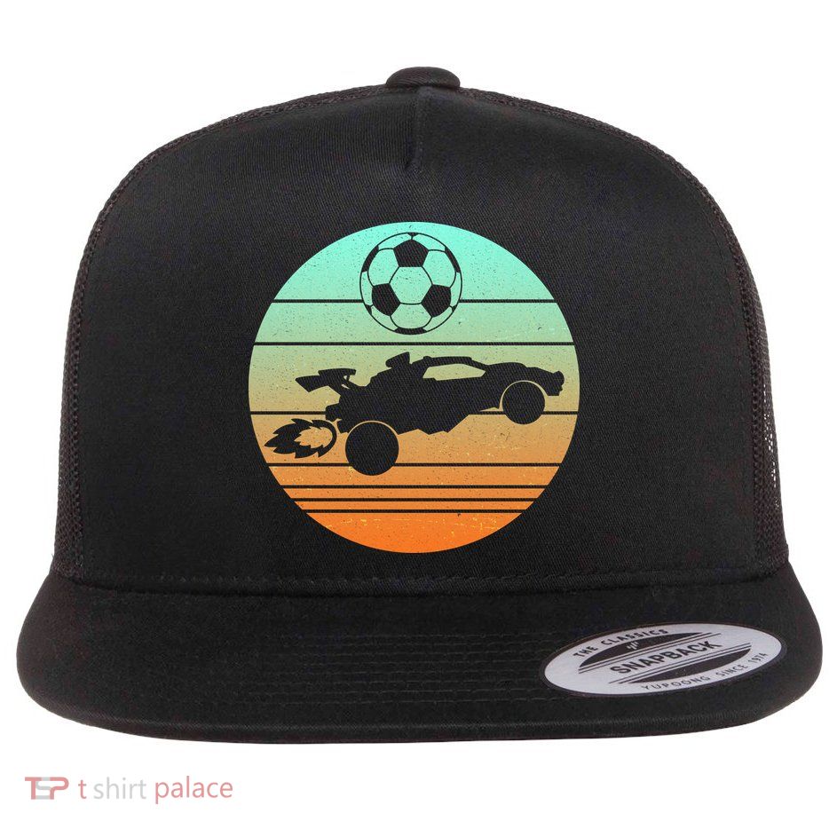 Vintage Rocket RC Soccer Car League Gamer Flatbill Hat