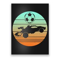 Vintage Rocket RC Soccer Car League Gamer Poster