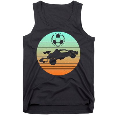 Vintage Rocket RC Soccer Car League Gamer Tank Top