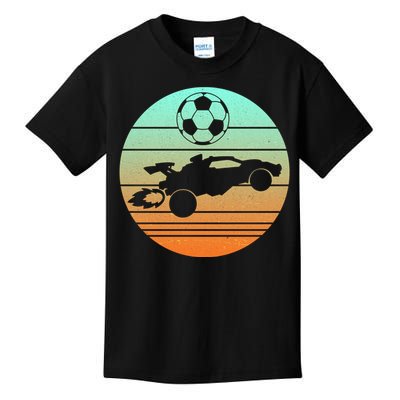 Vintage Rocket RC Soccer Car League Gamer Kids T-Shirt