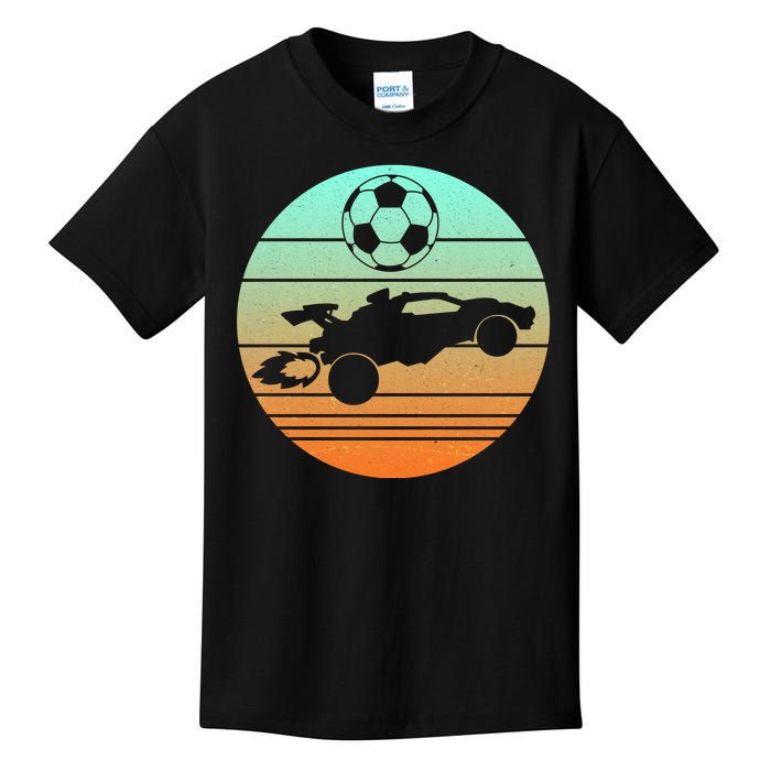 Vintage Rocket RC Soccer Car League Gamer Kids T-Shirt