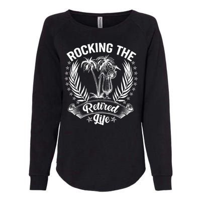 Vintage Rocking The Retired Life Womens California Wash Sweatshirt