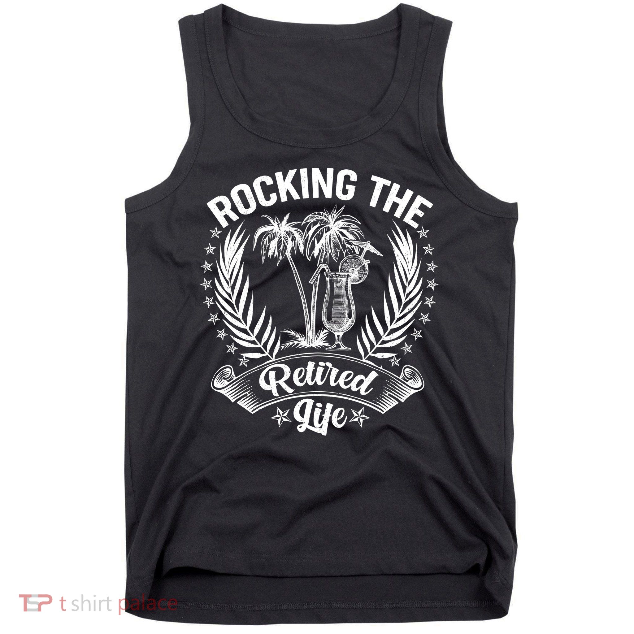 Vintage Rocking The Retired Life Tank Top