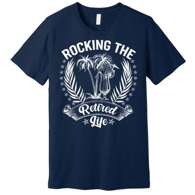 Vintage Rocking The Retired Life Premium T-Shirt