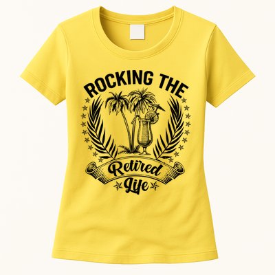 Vintage Rocking The Retired Life Womens T-Shirt