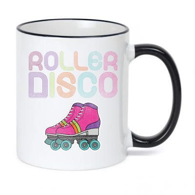 Vintage Roller Disco Skater 11oz Black Color Changing Mug