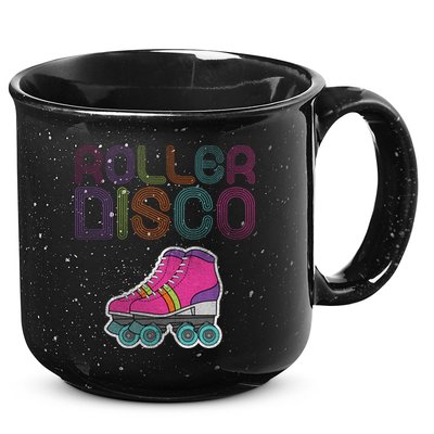 Vintage Roller Disco Skater 15oz Campfire Ceramic Mug