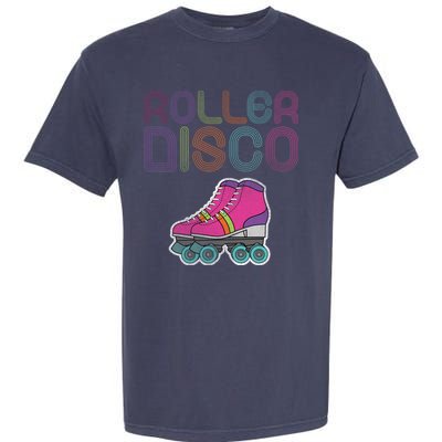 Vintage Roller Disco Skater Garment-Dyed Heavyweight T-Shirt