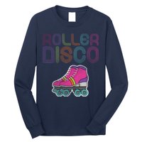 Vintage Roller Disco Skater Long Sleeve Shirt