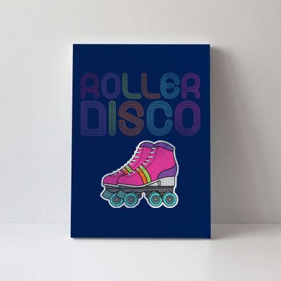 Vintage Roller Disco Skater Canvas