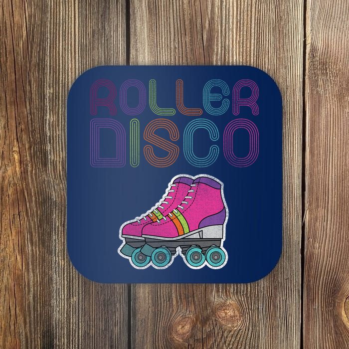 Vintage Roller Disco Skater Coaster