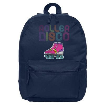 Vintage Roller Disco Skater 16 in Basic Backpack