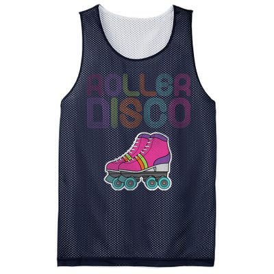 Vintage Roller Disco Skater Mesh Reversible Basketball Jersey Tank