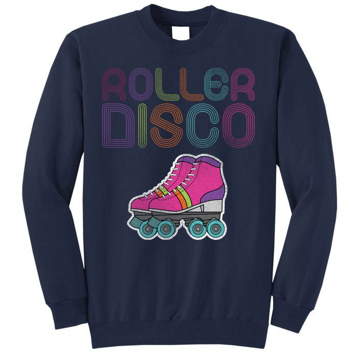 Vintage Roller Disco Skater Tall Sweatshirt